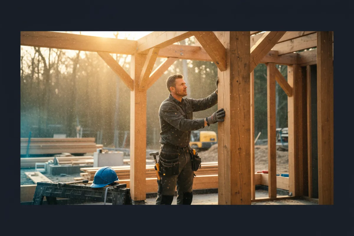 Remodelers working on a home renovation project