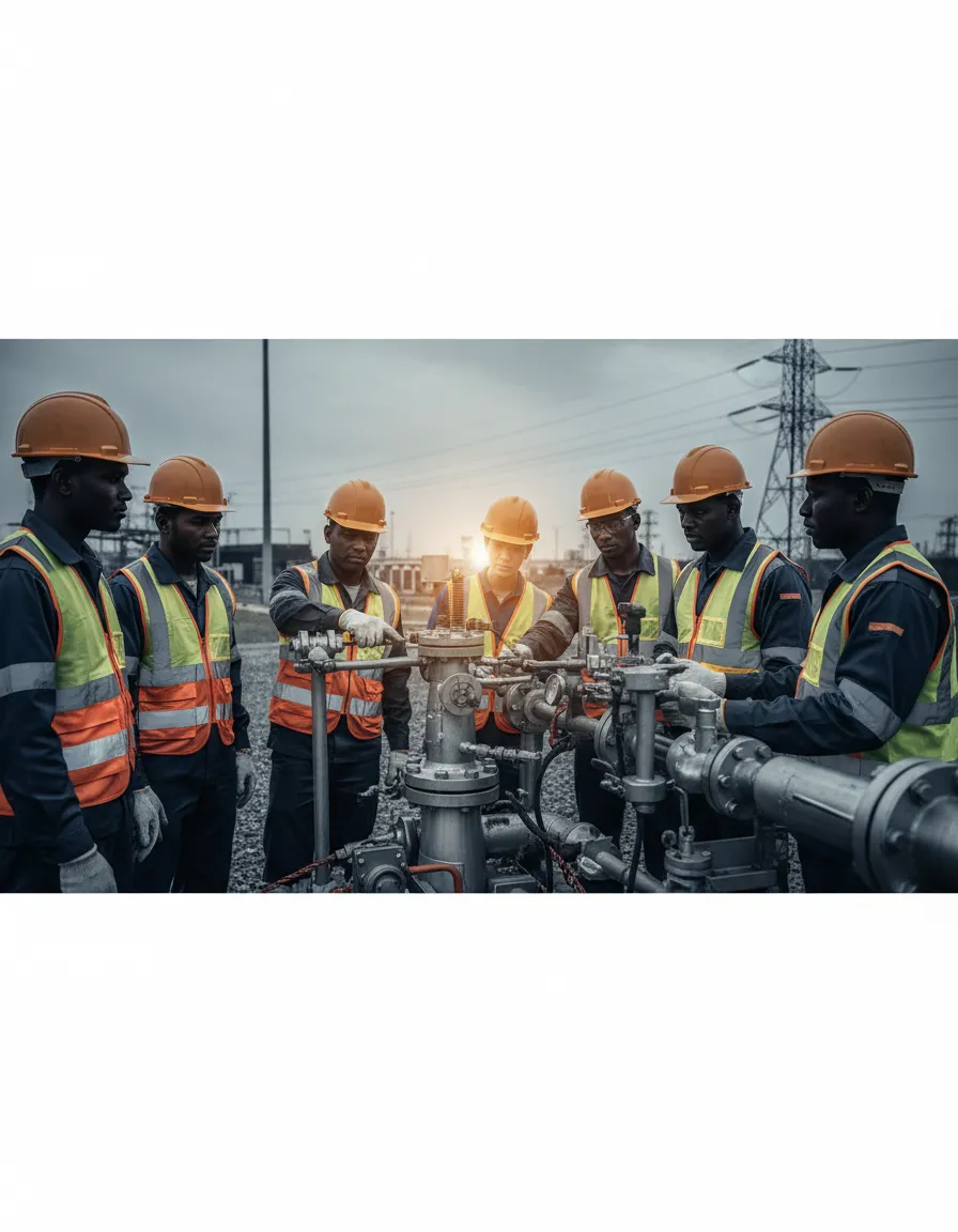 Ongete safety personnel conducting field training