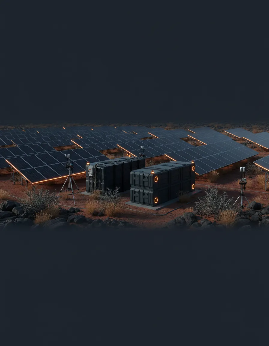 Solar and clean technology infrastructure at an Ongete facility