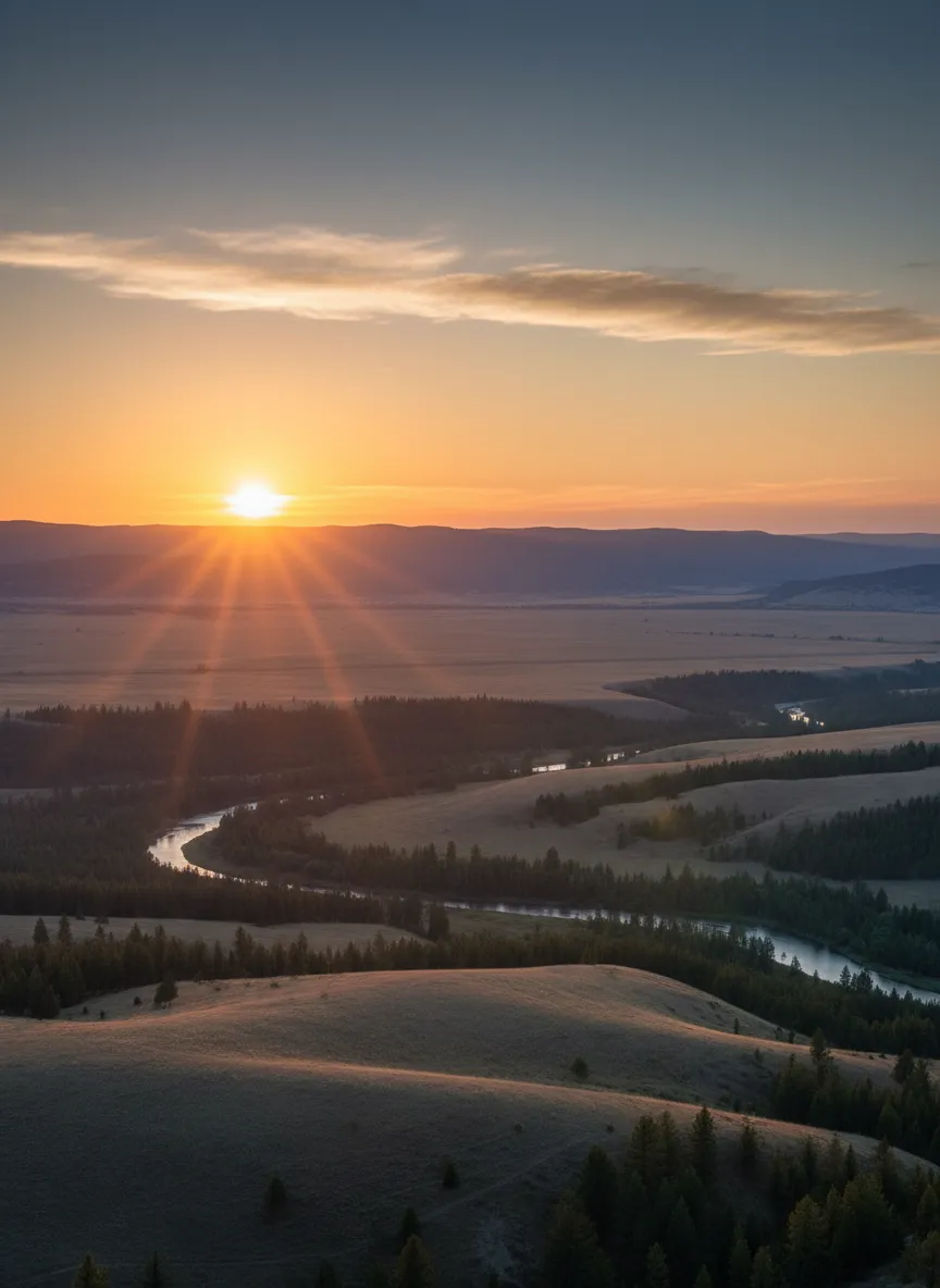 Sunset landscape