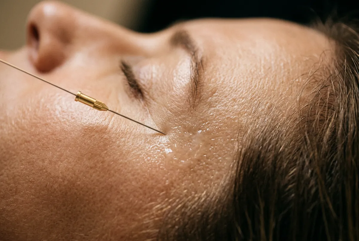 PRP facial rejuvenation therapy