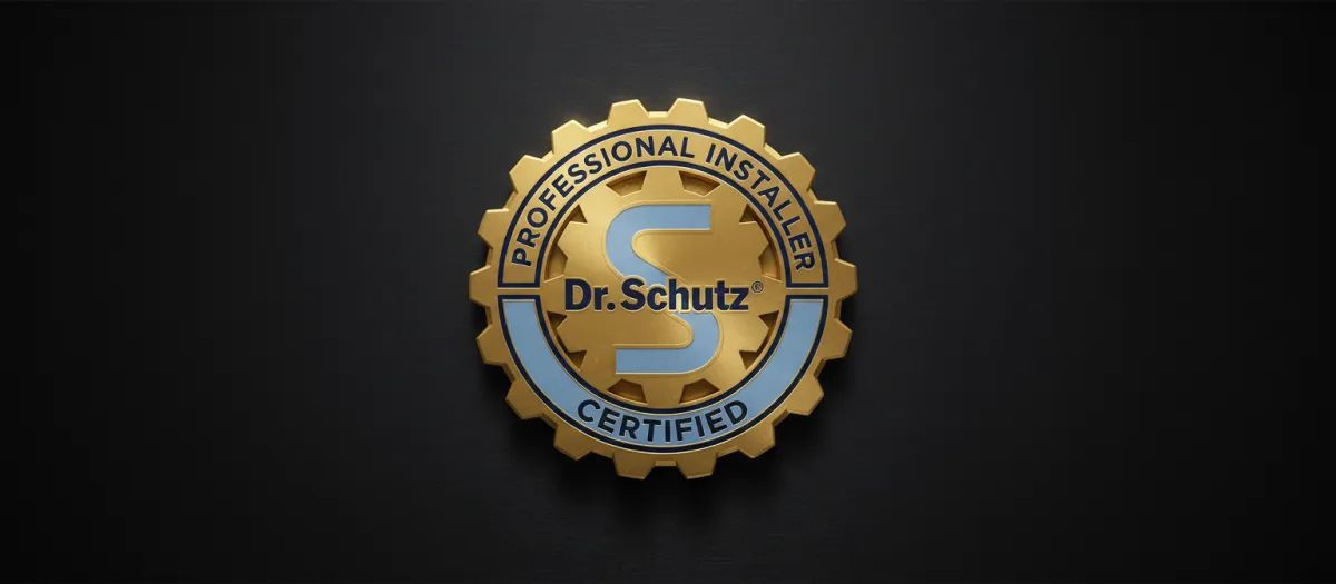 Dr. Schutz Certified Installer Badge