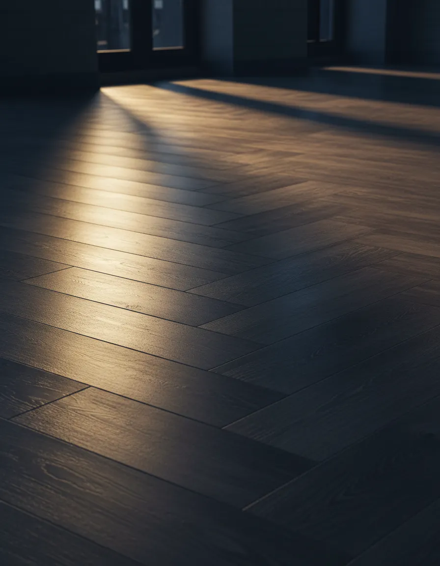 High-end restored LVT floor showing beyond-factory condition