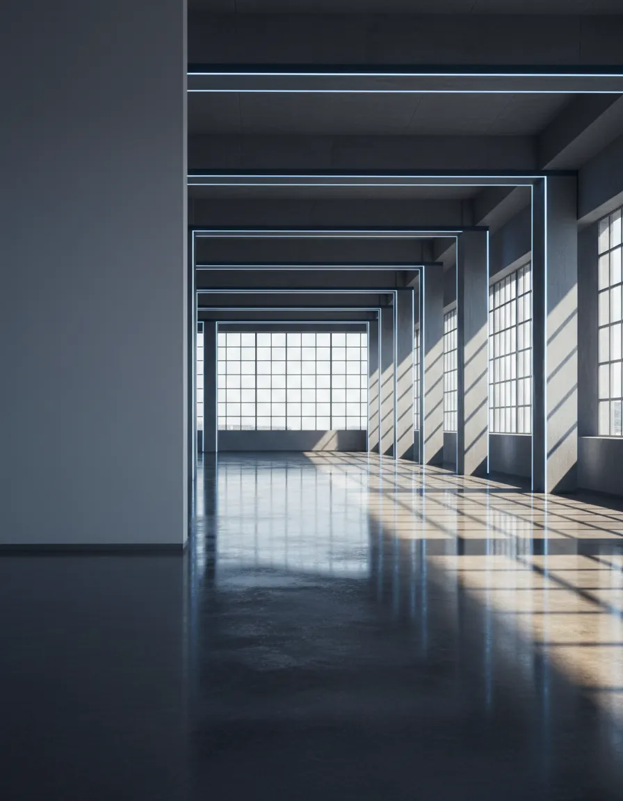 High-clarity architectural photo of a pristine commercial floor showing SurfaceSmart solutions