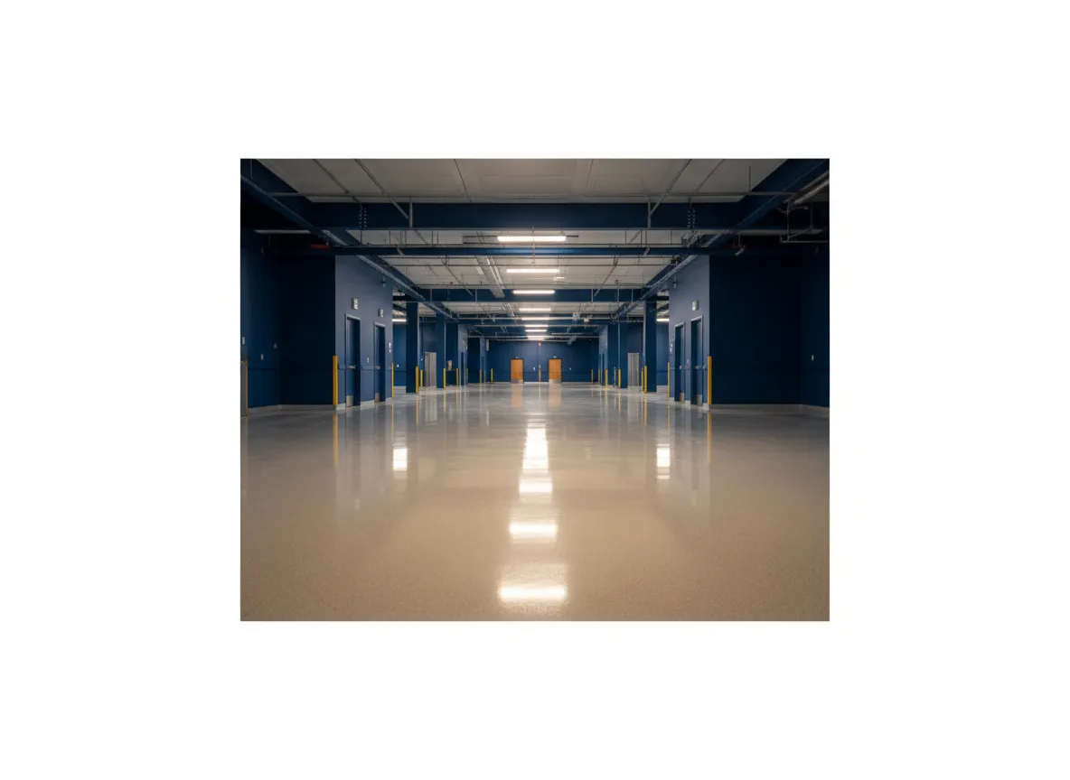 Commercial floor permanently treated with Waxnomor system