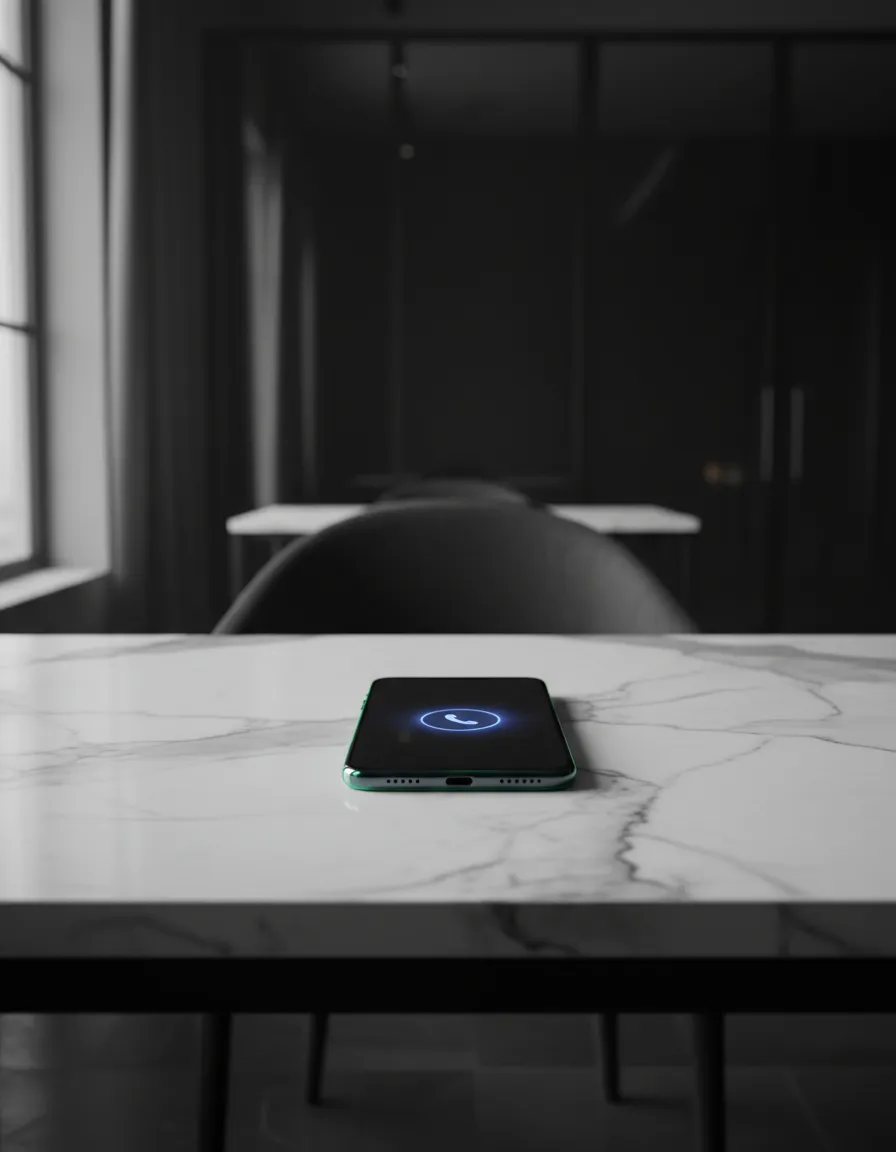 Professional sleek phone reflecting missed deals