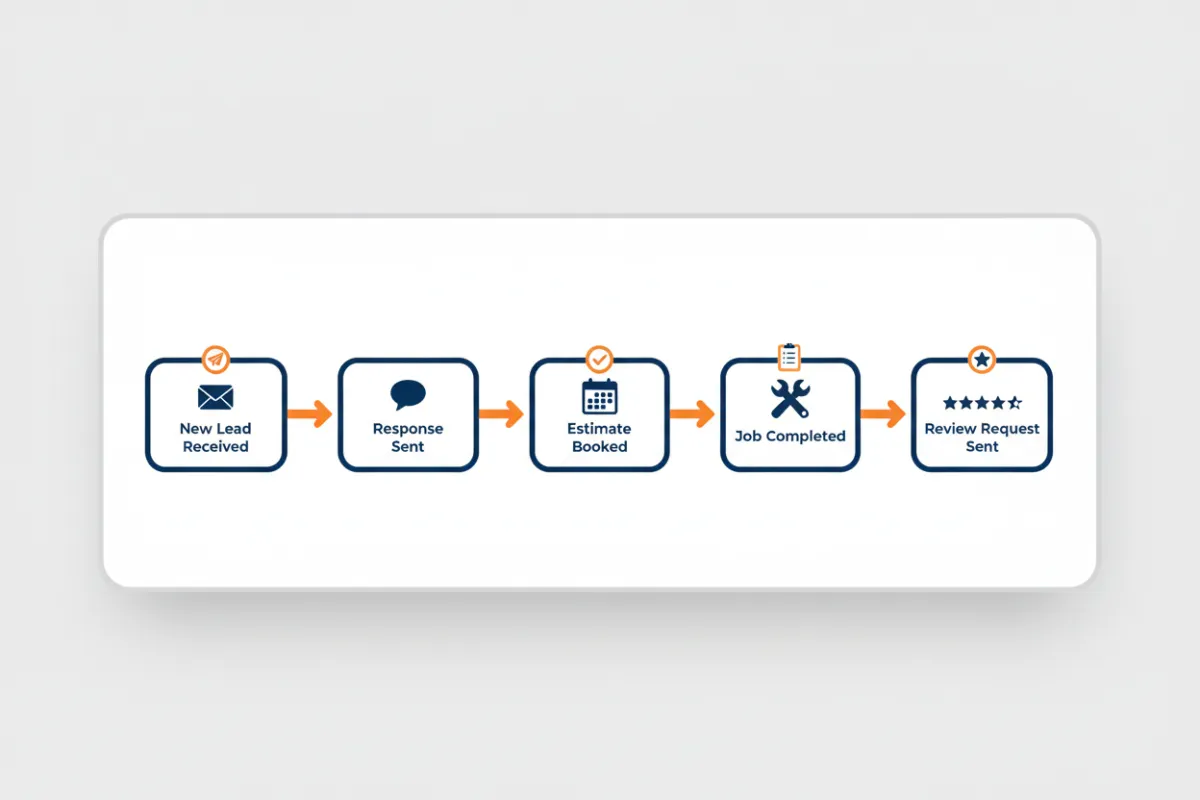 Lead Journey CRM Dashboard Mockup