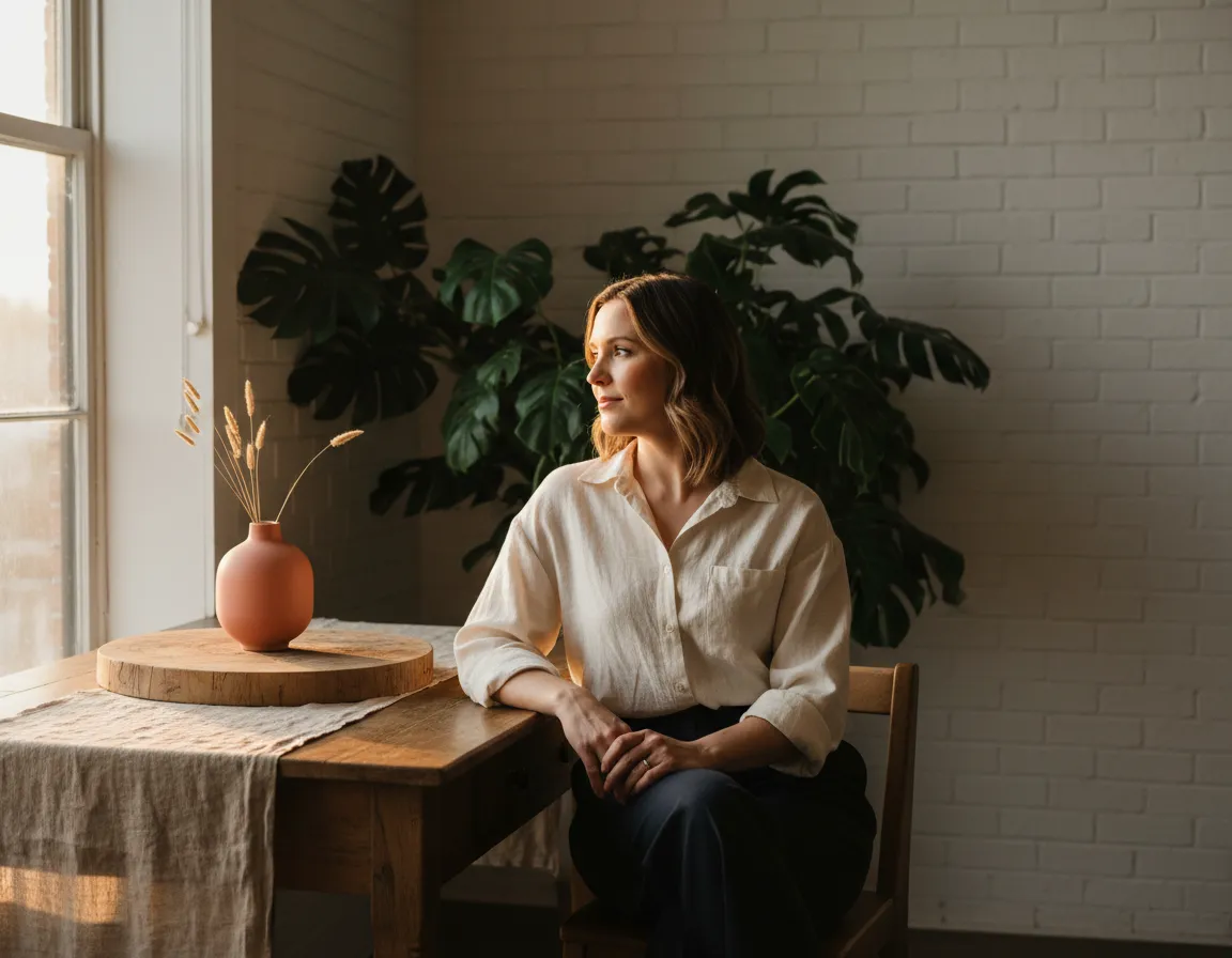 Warm natural photography representing confidence