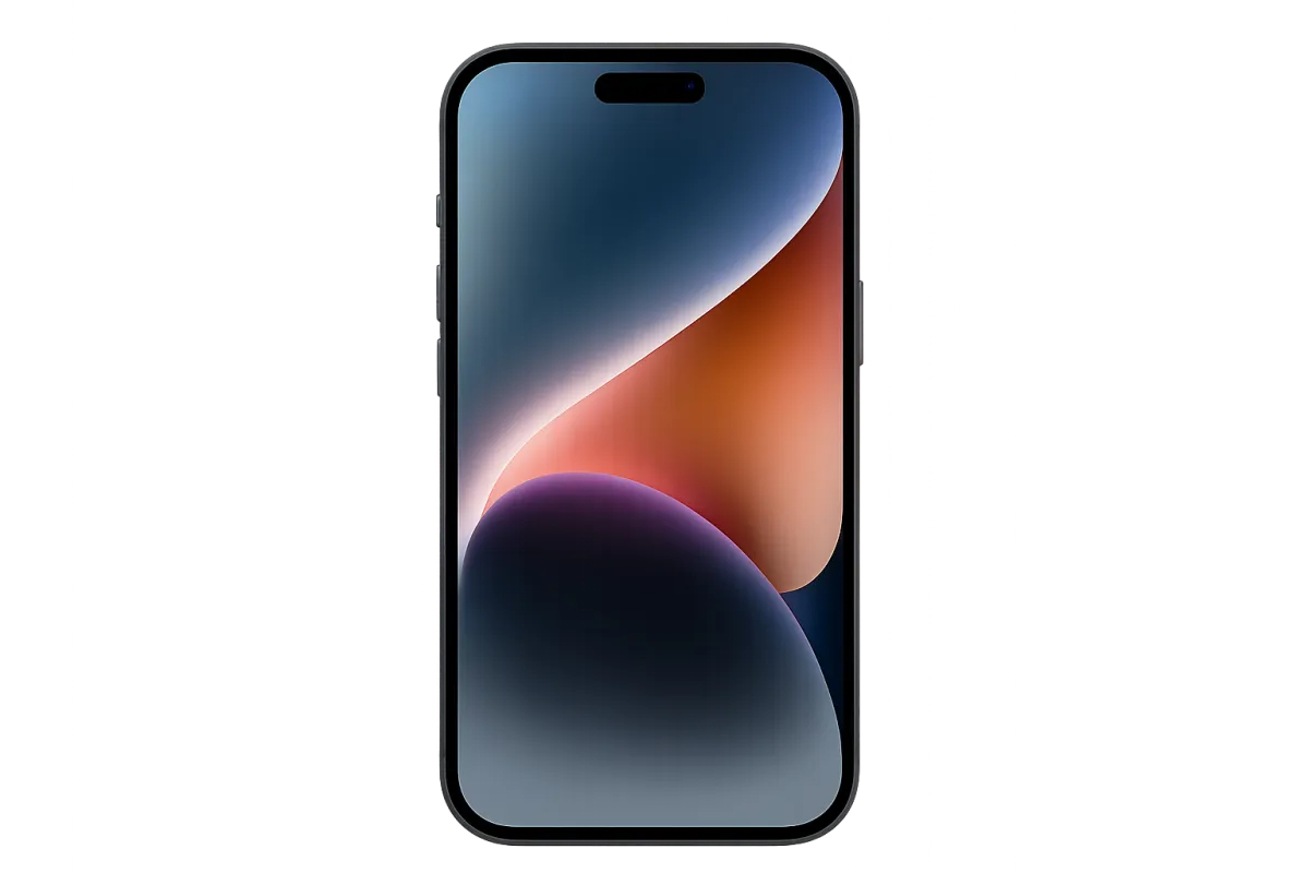 Isolated photorealistic smartphone hero image