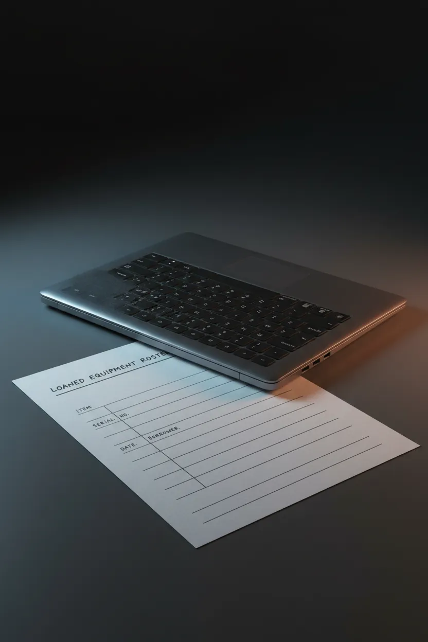 Leased MacBook on equipment roster