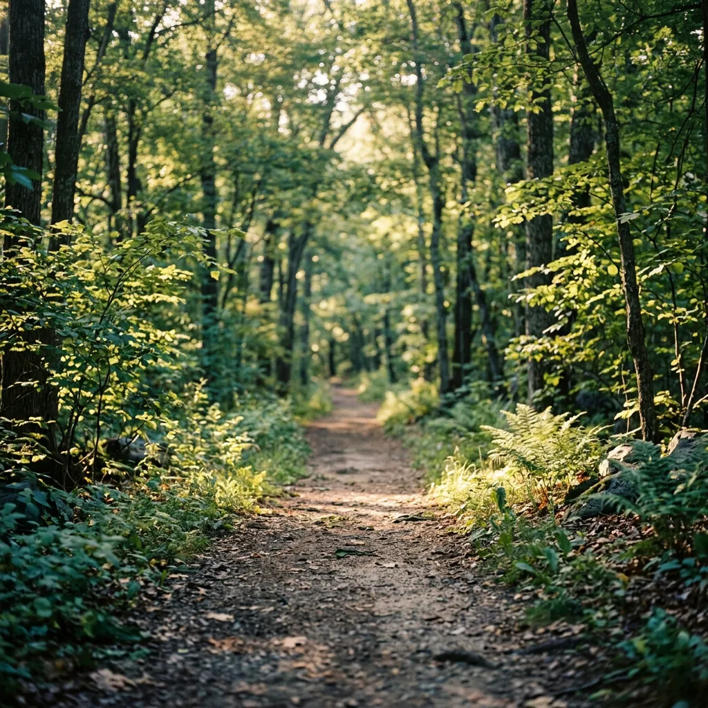 Calm scenic path symbolizing grounding, reflection, and life-after-cancer transition