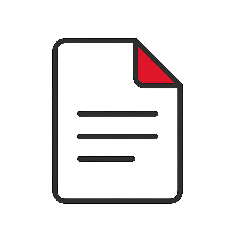 Minimalist document icon representing non-QM mortgage options