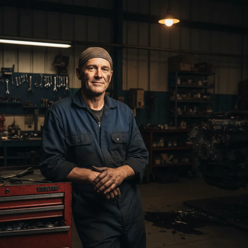 Portrait of Dave, One-man Shop, Melbourne