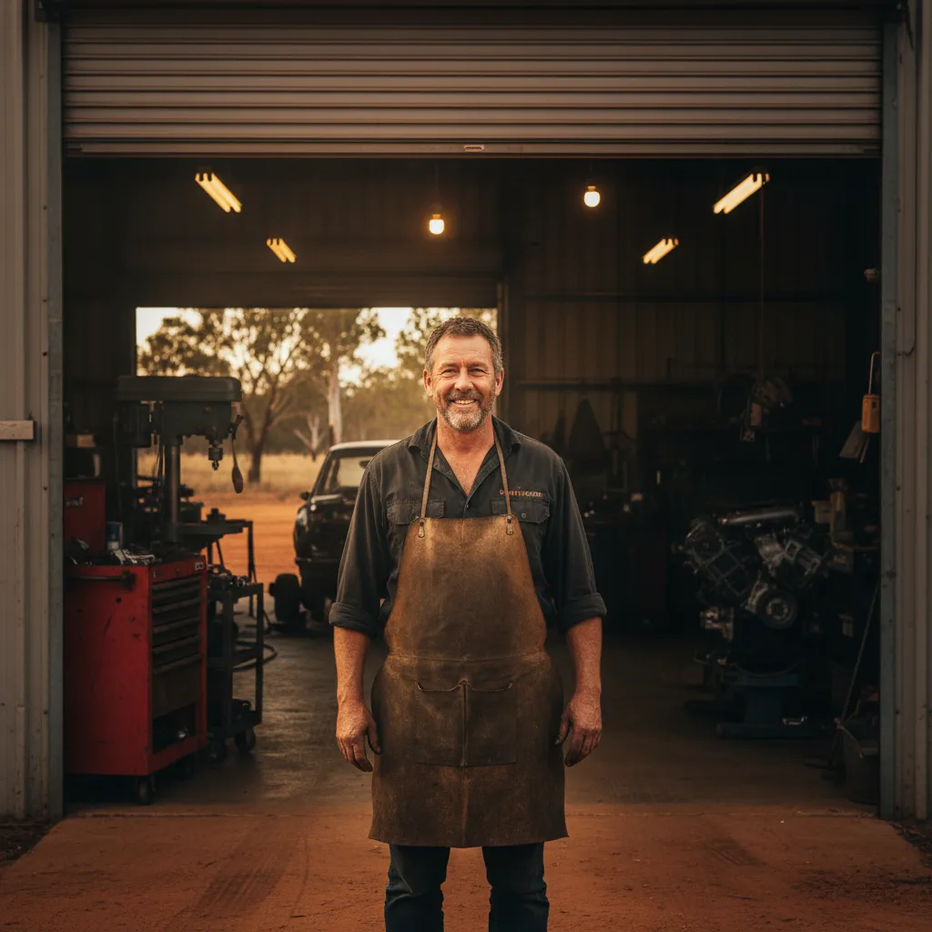 Portrait of Mick, Independent Workshop, Perth