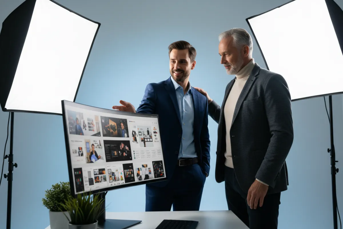 A confident early-career investor working with a laptop and notebook at a bright desk, natural morning light, photorealistic style showing focused study and approachable learning.