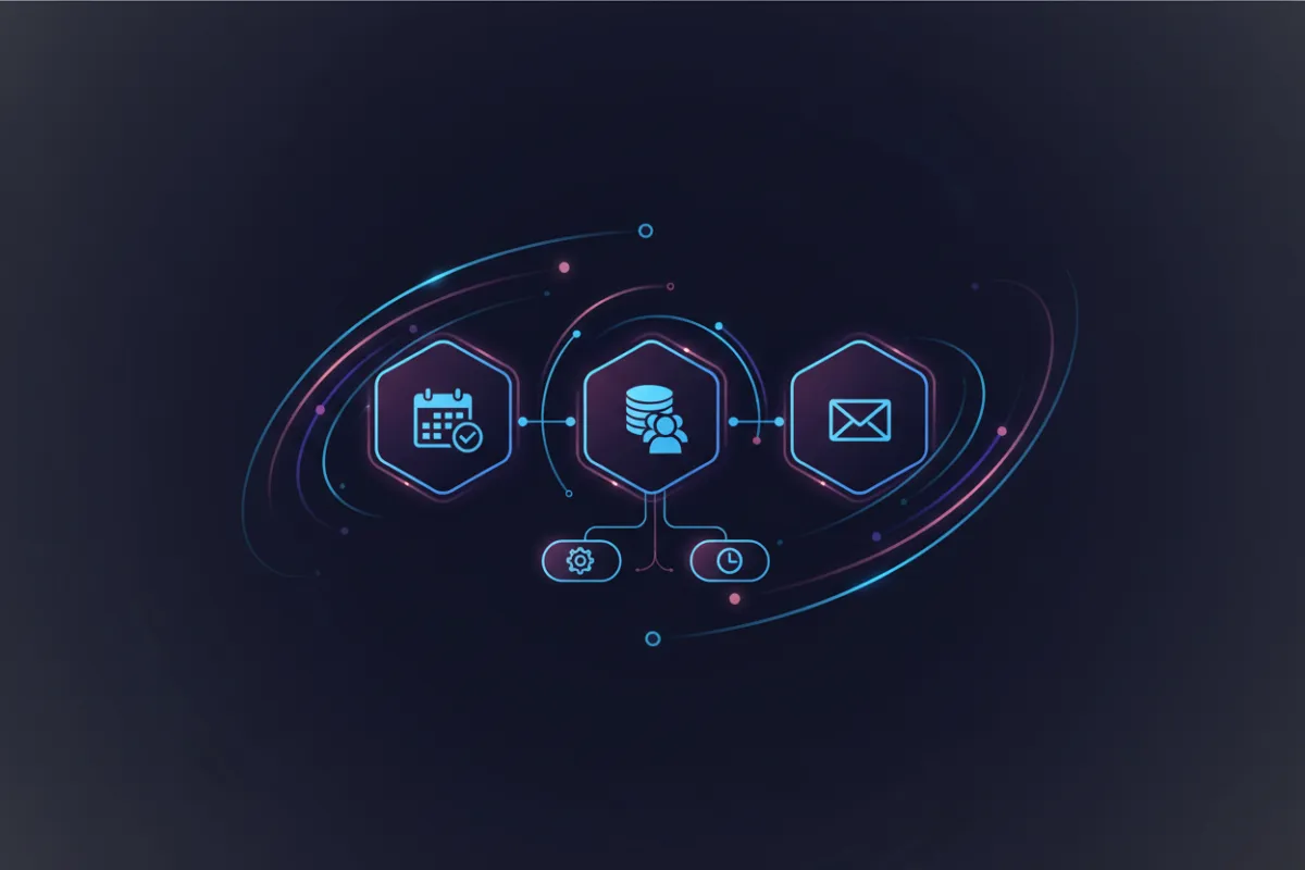 AI automated tasks conceptual illustration