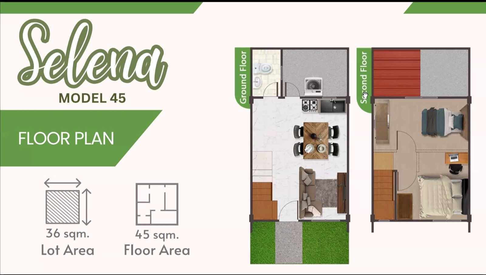 Southdale Villas Model 45 floor plan