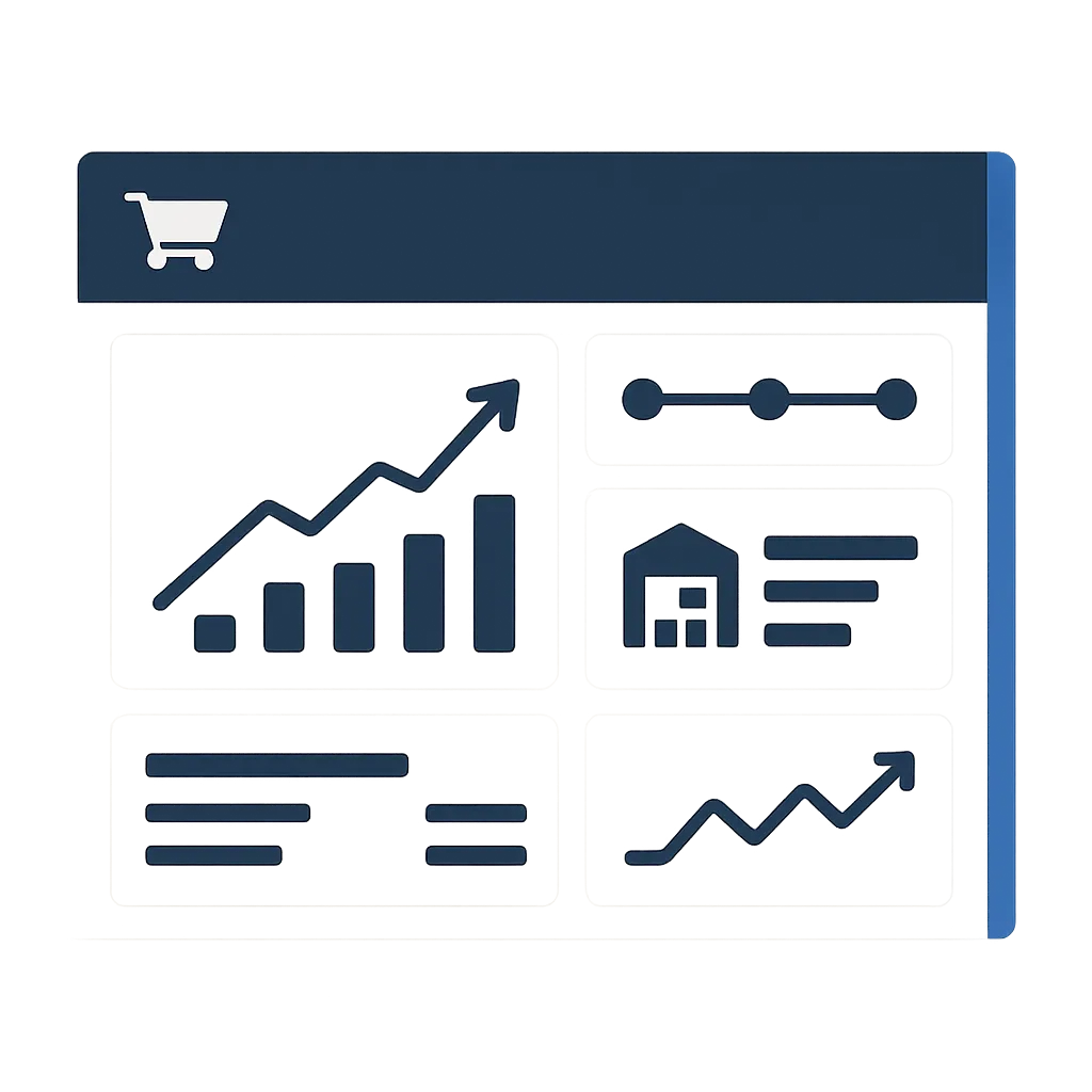 Amazon Seller Central dashboard showing operations metrics