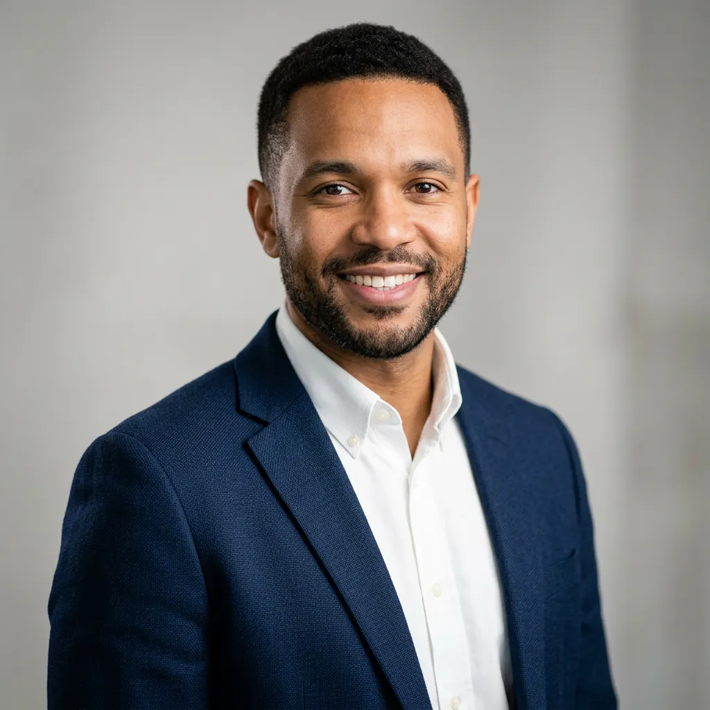 Professional male headshot portrait