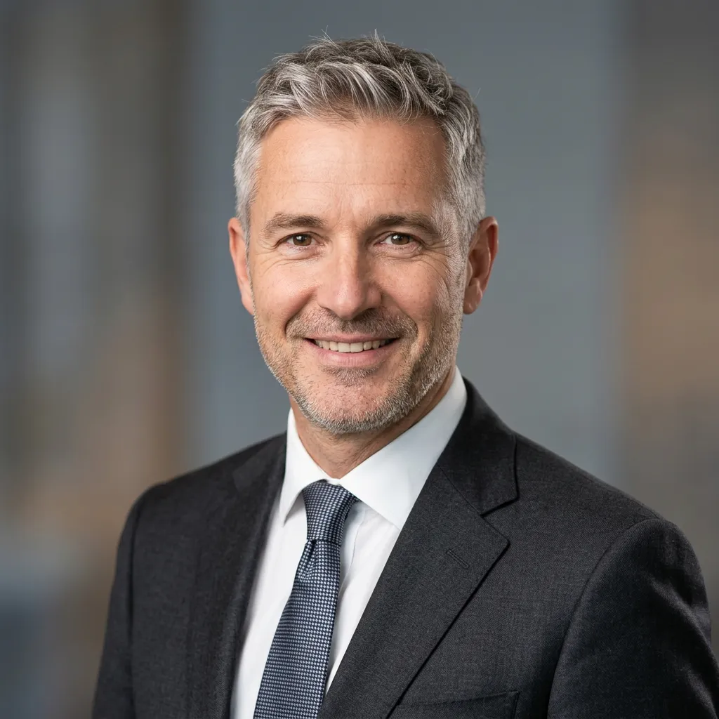 Professional male headshot portrait