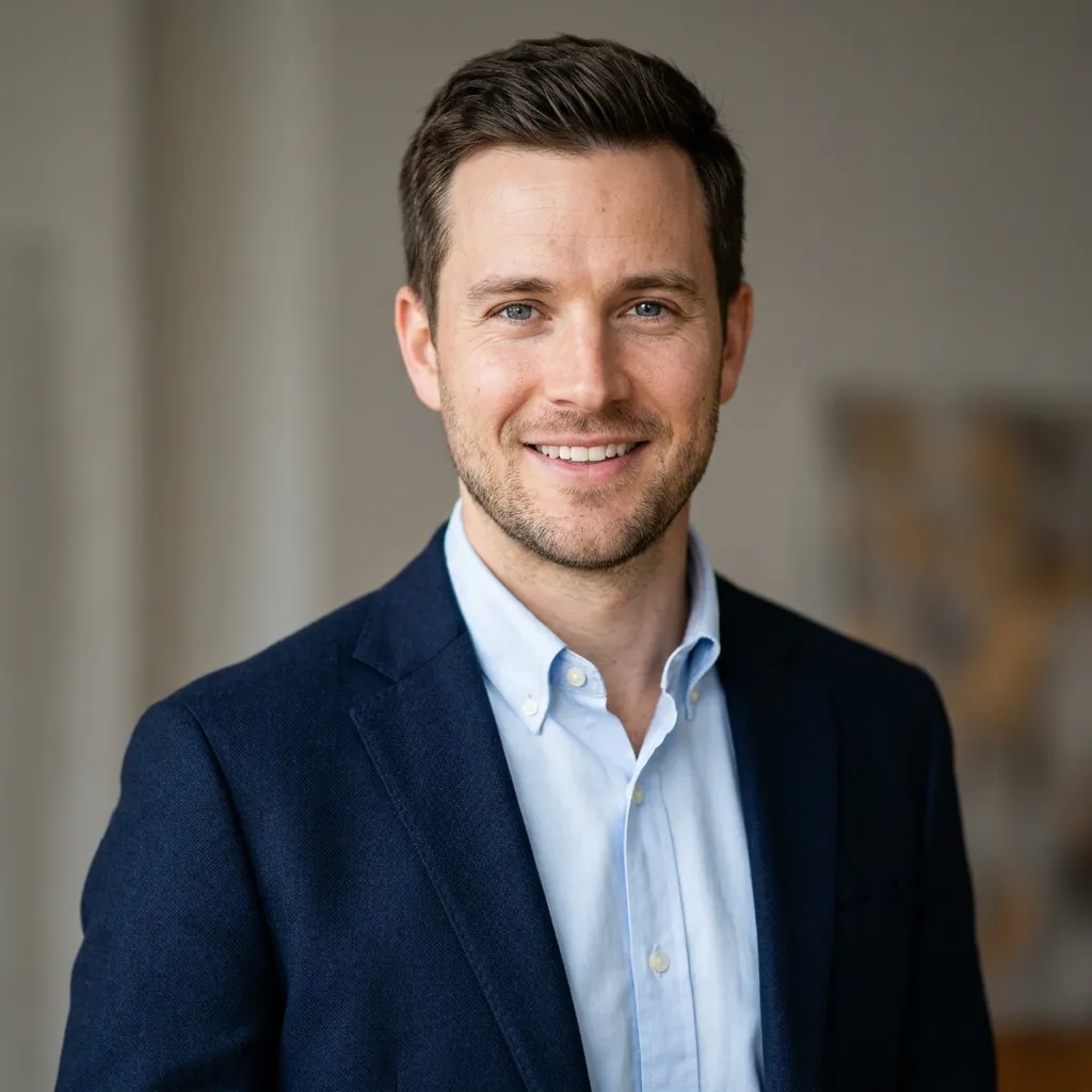 Professional male headshot portrait