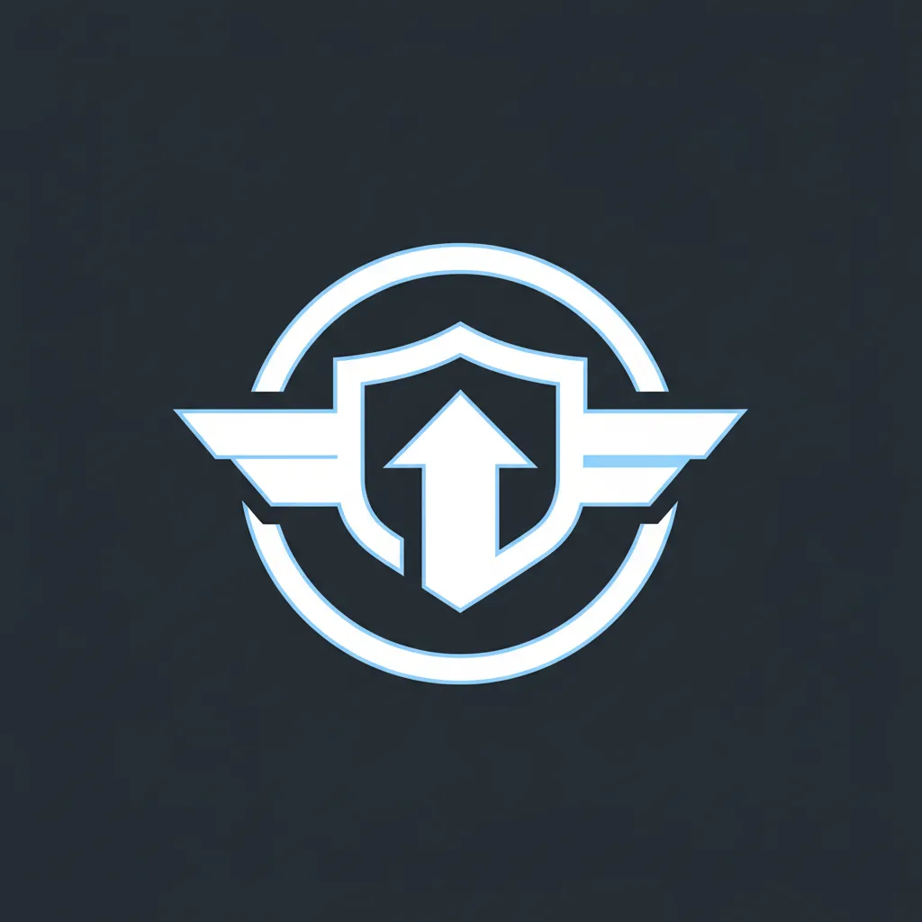 Studio partner logo placeholder on dark field