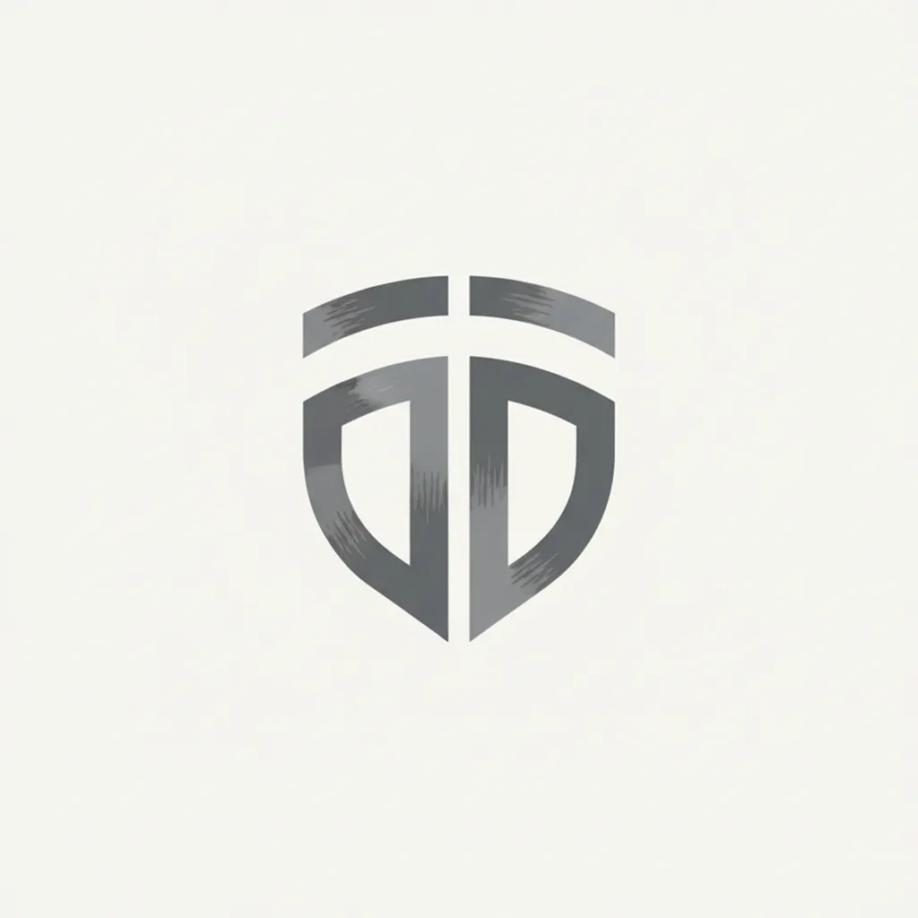 Enterprise client logo mark on dark background