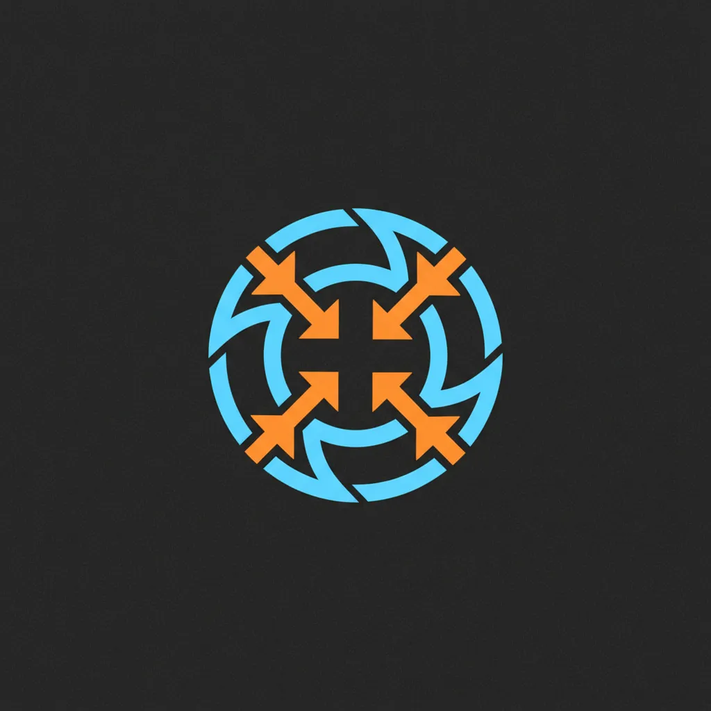 Monogram logo representing international distribution channels