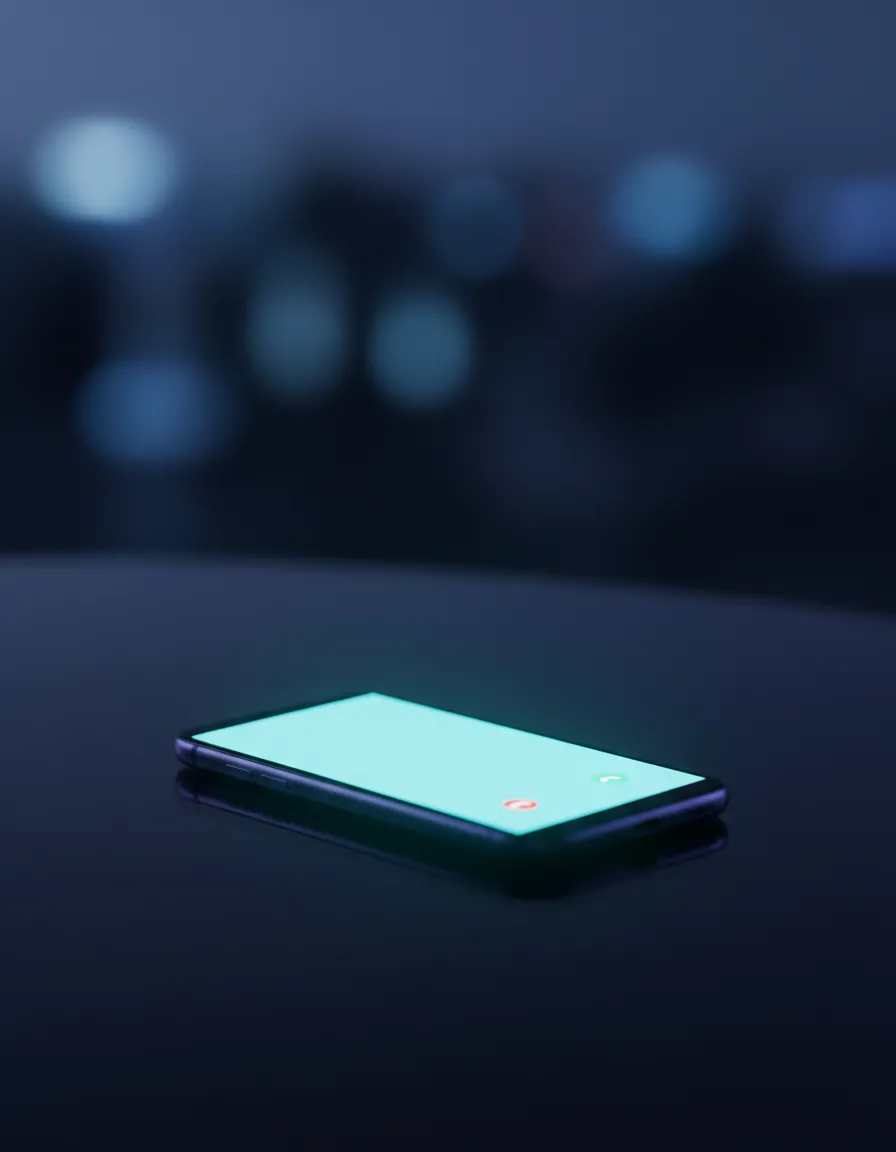 Customer initiating a call with the AI agent