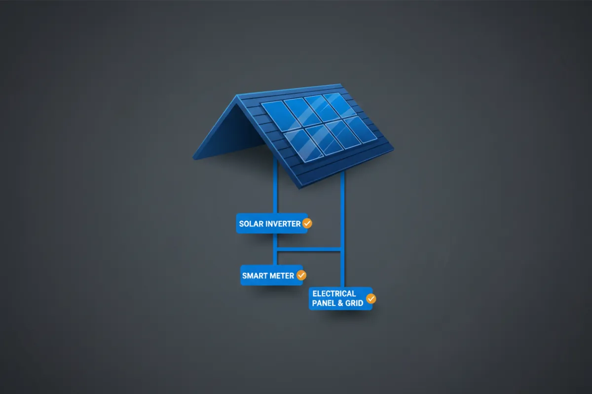 Solar installation diagram