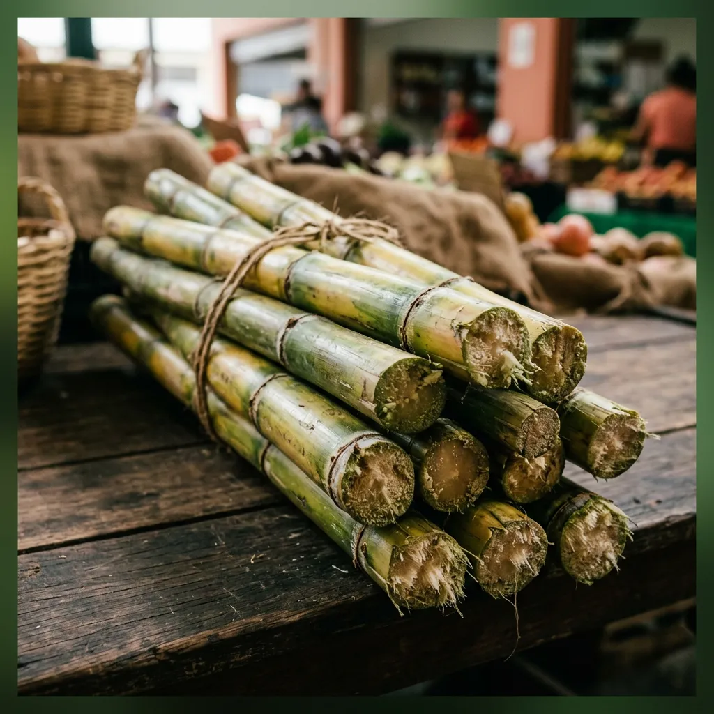 Fresh Raw Sugar Cane Stalks Wholesale