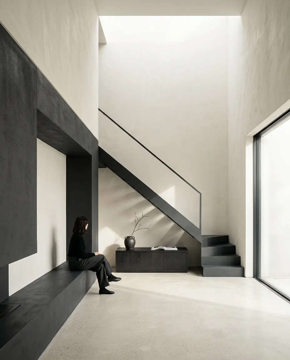 Architectural and spatial photography highlighting minimalist design
