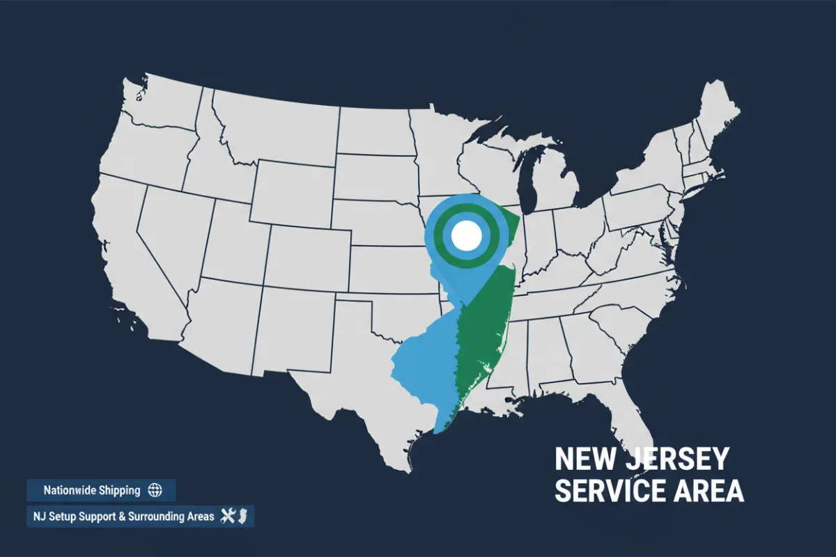 United States map highlighting New Jersey