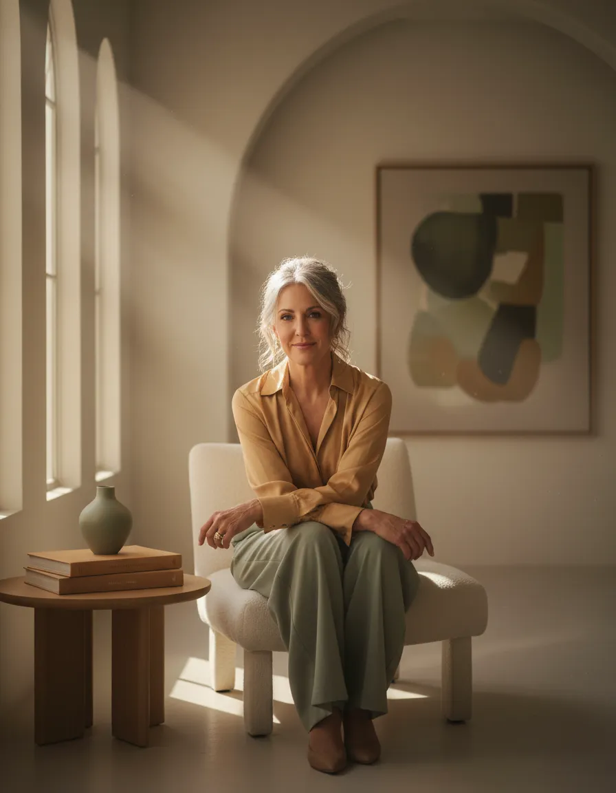 Portrait de la fondatrice, architecte et thérapeute de l'espace
