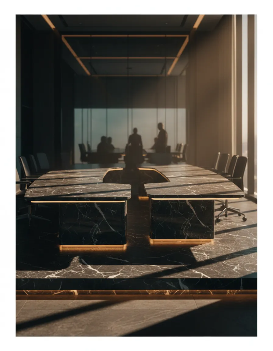 Abstract dark marble texture representing complex leadership dynamics