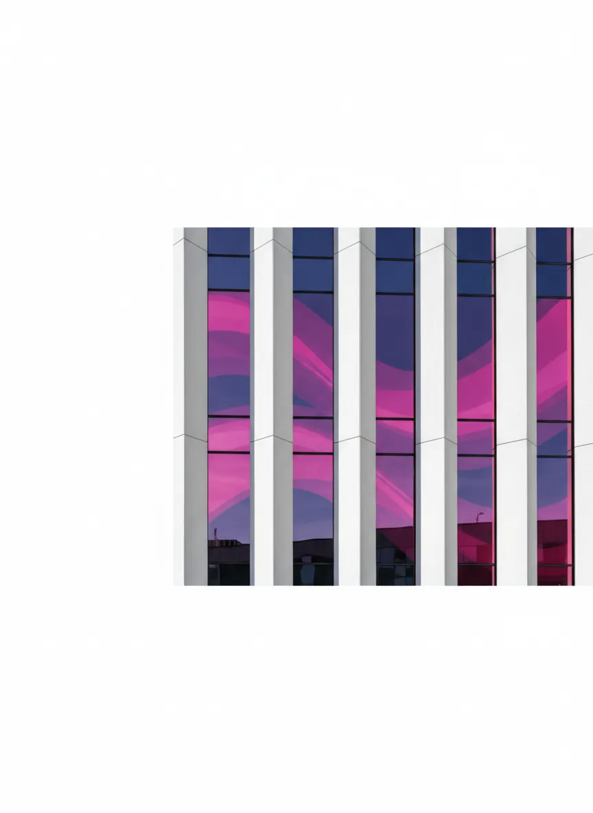 Architectural detail supporting executive authority positioning