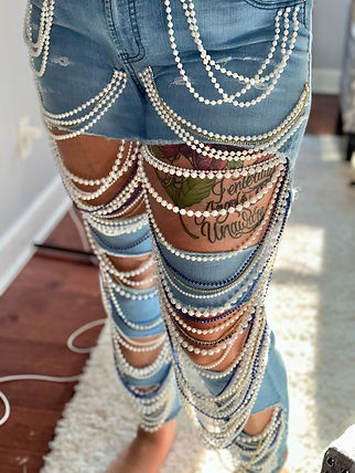 Cinderella Experience Custom Jeans model 2