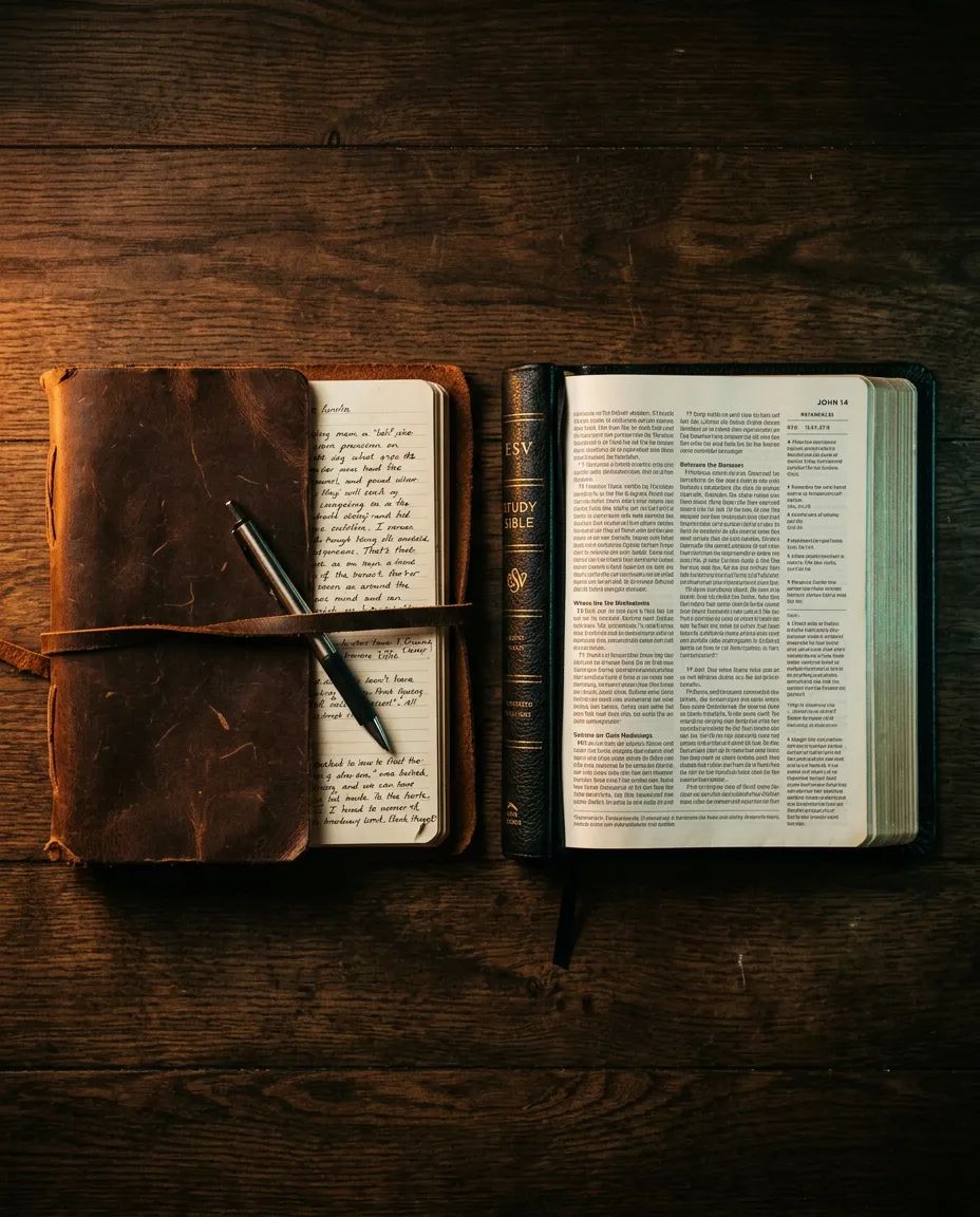 Adult students engaged in deep theological study and collaborative ministerial discussion