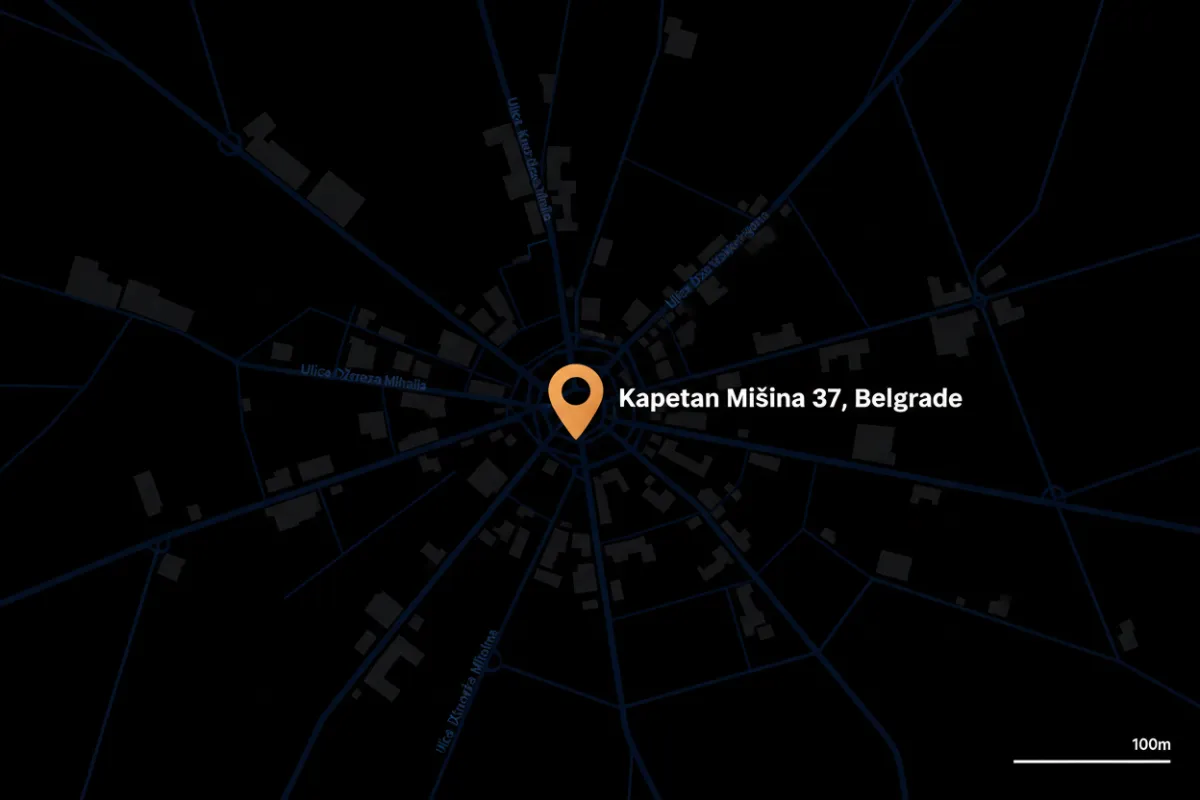 Mapa lokacije kancelarije