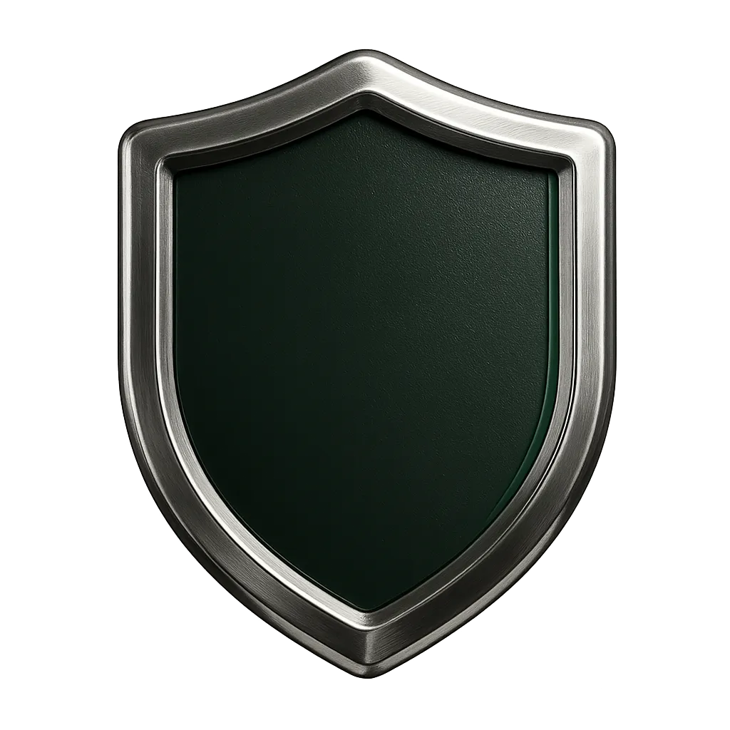 Guarantee shield graphic symbolizing secure title resolution
