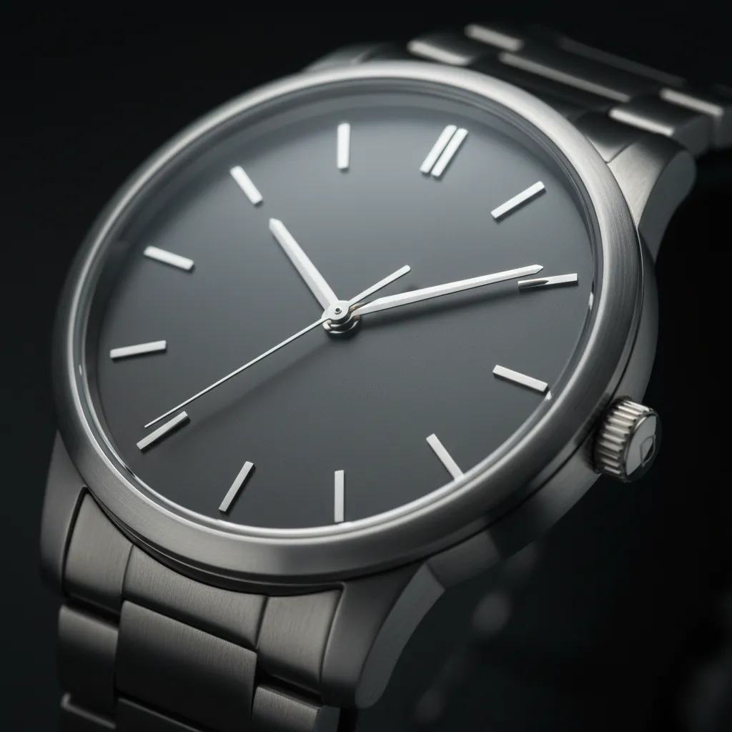 Primer plano de reloj elegante