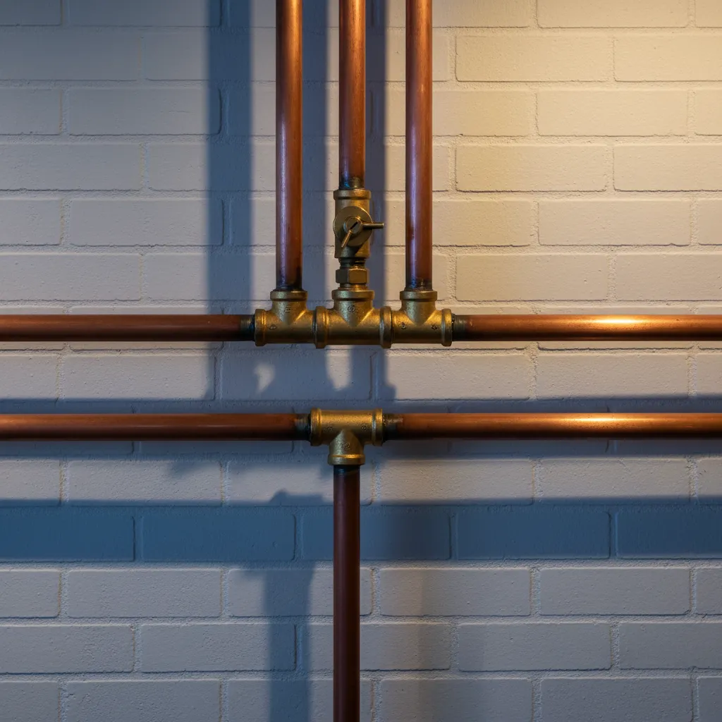 Plumber inspecting historic home cast iron pipes in Northshore Chattanooga
