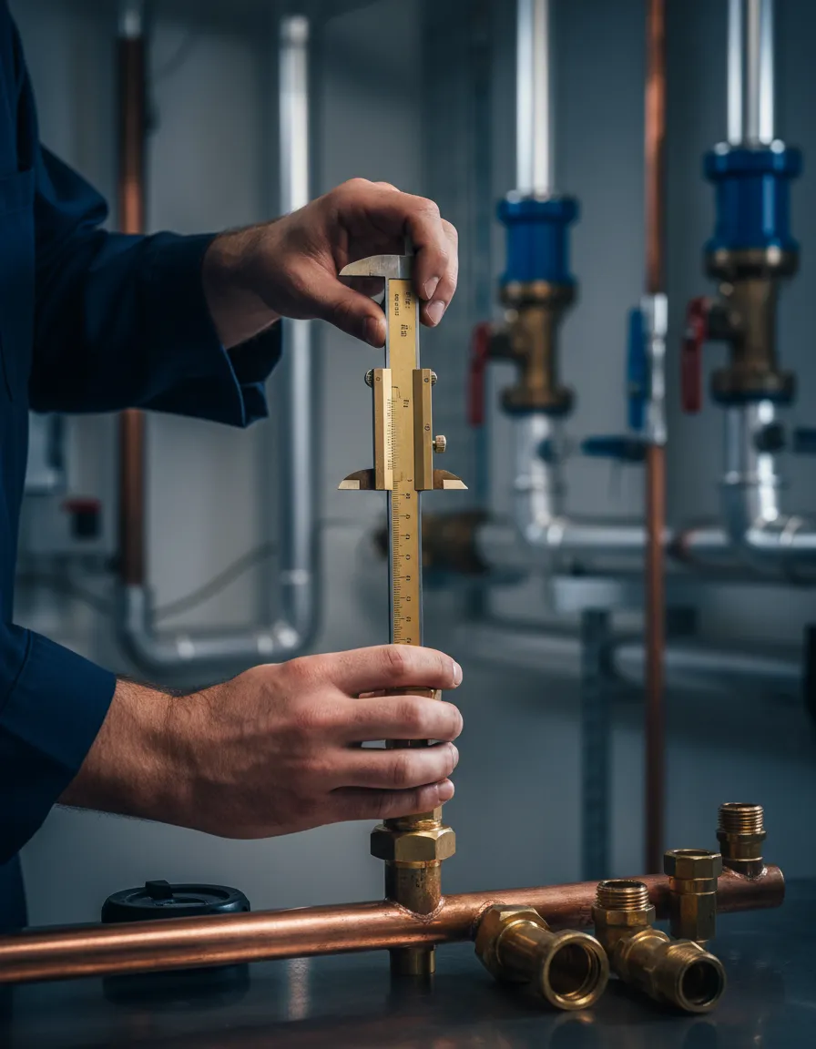 Precision gas-line sizing and master plumbing installation