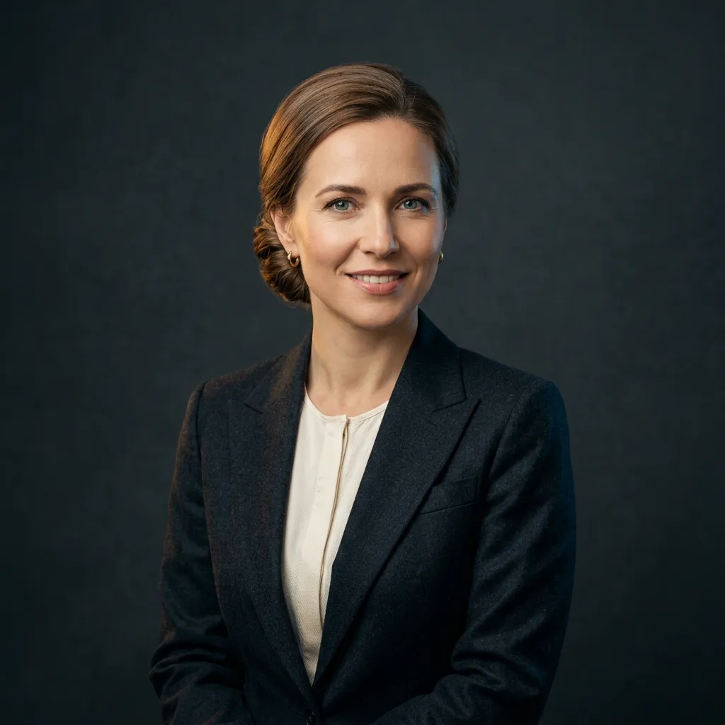 Portrait of Elena Rostova, Founder and Managing Partner