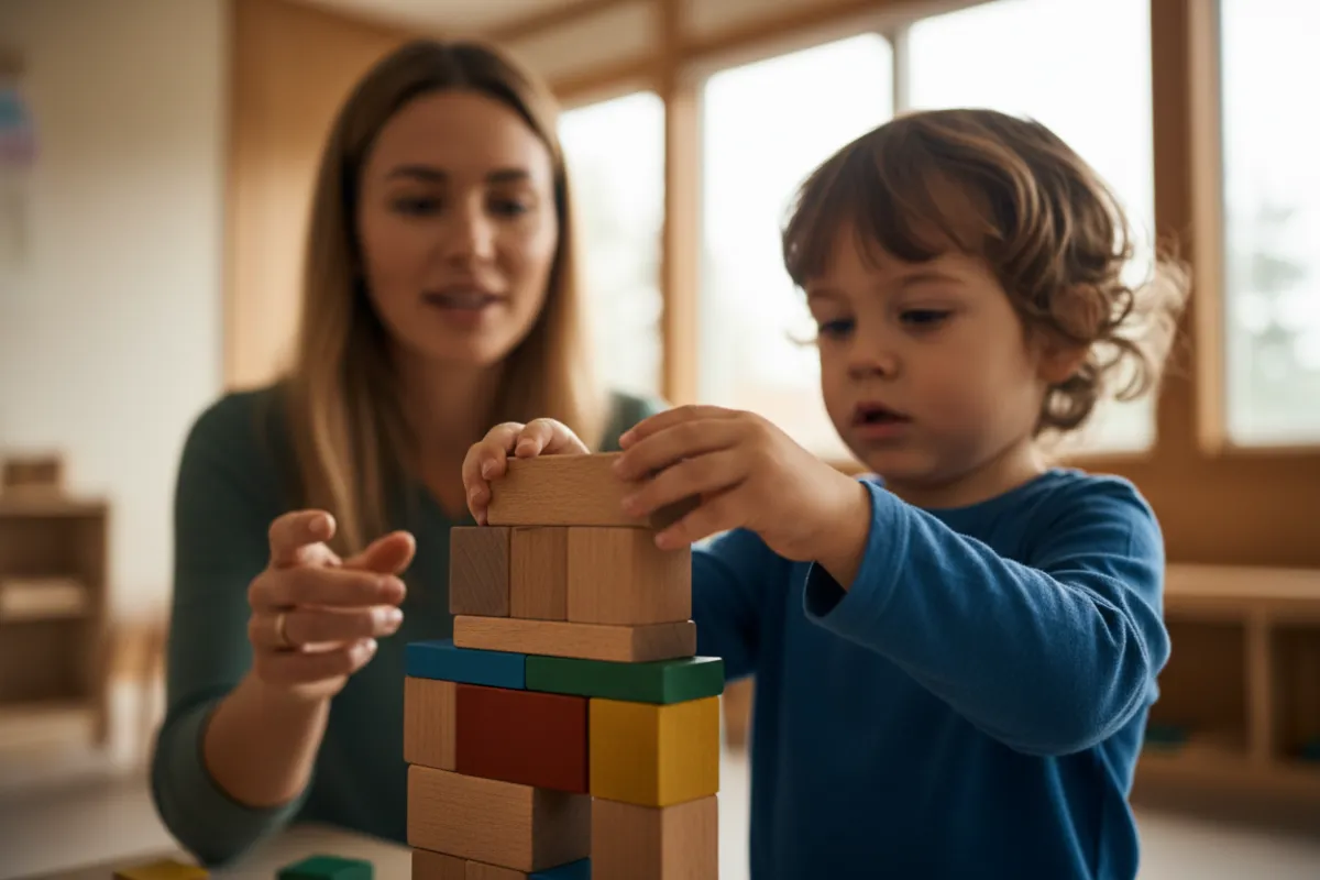 Photo: children playing in water-play area under shade sails, candid and diverse, emphasises safety and fun.