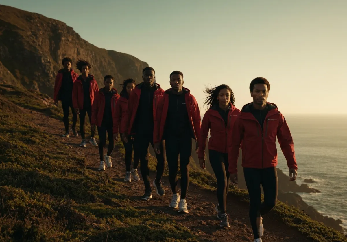 Active adventure hiking excursion