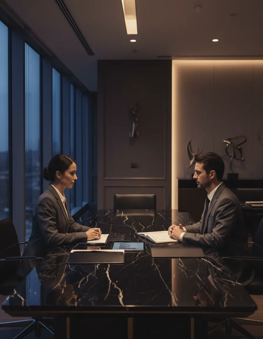 Professional buyer consultation strategy session