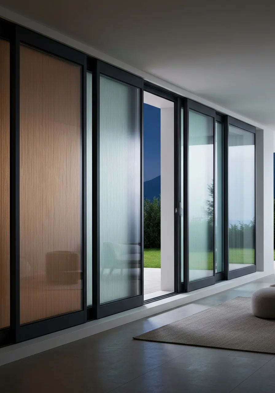 Interno luminoso con finestre moderne e perfettamente isolate
