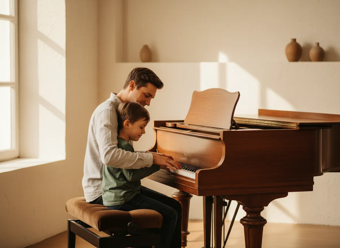Familien und Schüler Klavier