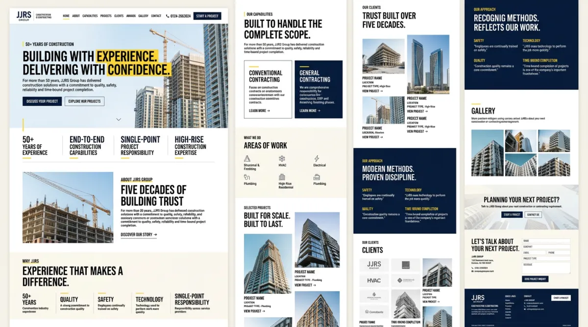 JJRS Group - 50 Years of High-Rise & Commercial Construction Excellence
